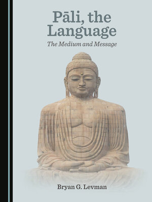 cover image of Pāli, the Language